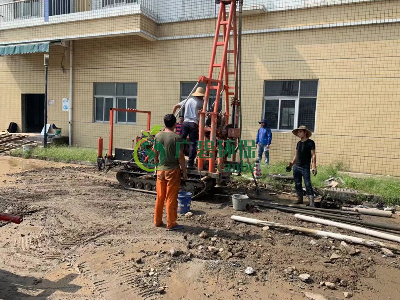 廣碧環保順德容桂寶供物流城 場地調查項目施工現場(圖1)