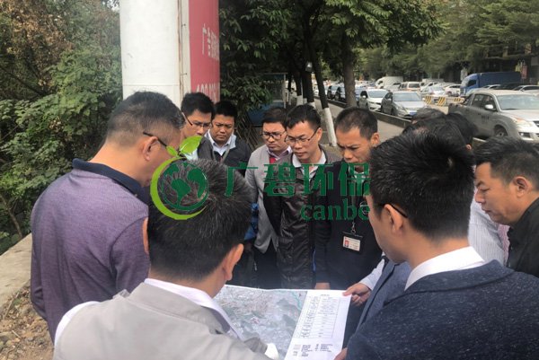 大良街道、順控環保水務等領導到金陡涌黑臭水體治理現場視察工作(圖4)