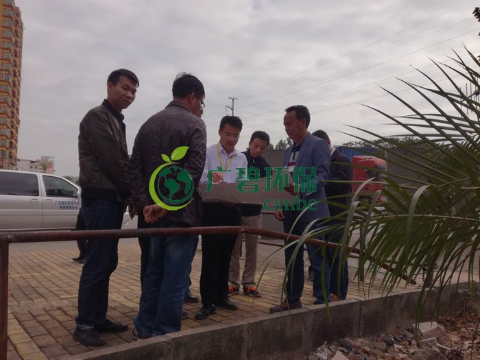 大良街道、順控環保水務等領導到金陡涌黑臭水體治理現場視察工作(圖2)